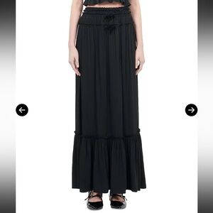 The Kooples bow trimmed skirt